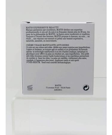 MATIS PARIS PURE-AGE Cream Anti-Wrinkle for Combo-Oily Skins with AHA for clear skin #A0610011 - Buy Online on GoSupps.com