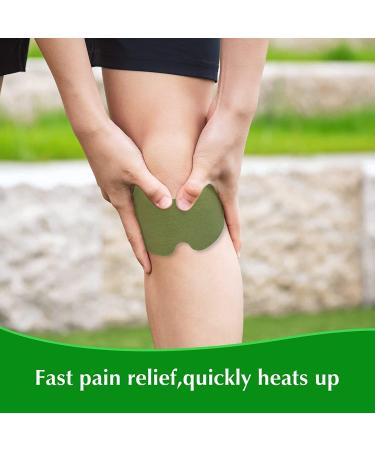 MQUPIN Knee Pain Relief Patch 56 Pcs Pain Relief Patches Wormwood Pain Relief Patches for Knee Back Neck Shoulder Inflammation and Muscle Soreness - Buy Online on GoSupps.com