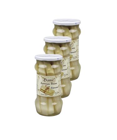 Lot 3x Extra white asparagus - Jar 520g