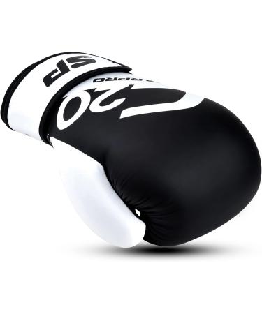 Starpro Boxing Gloves - Durable 10Oz Black & White for Men & Women | Perfect for Hard Blows & Fast Knockouts | Top Choice for Boxing Training - Buy Online on GoSupps.com