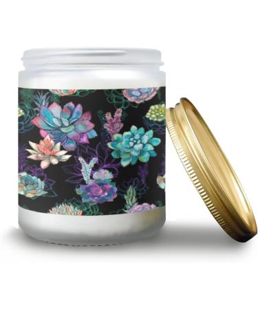 Lavender Candles for Home | Aromatherapy Jar Candles | 7 oz Long Lasting Scented Candles Gift Set for Women | Perfect Birthday Gifts on Black Background - Buy Online on GoSupps.com