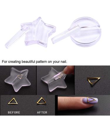 Buy Nail Art Templates - 2 Professional Embossed Metal Tools for Stunning Nail Designs | International Shipping Available - Buy Online on GoSupps.com