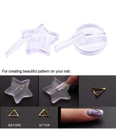 Nail Art Tool Set - Durable Embossed Mold for Home & Salon | 2 Pieces for Stunning Nail Designs - Buy Online on GoSupps.com
