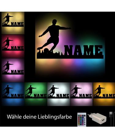 Personalized LED Kicker Football - Unique Gifts for Footballers Boys Clubs Coaches & Players | DIY Birthday Set - Buy Online on GoSupps.com