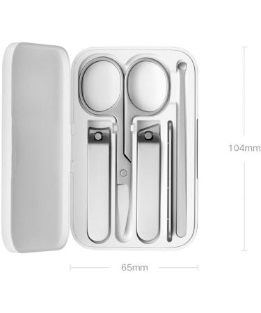 QXSJEDYCH Nail Clippers Set of Nail Scissors Ear Spoon Nail Clippers Texture File Men and Women Nose Hair Trimming Pedicure Scissors Nails - Buy Online on GoSupps.com