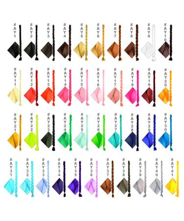 Premium 2m Long Mybraids - One-Colored Artificial Hair Extensions for Rasta Braids Dreads Box Braids & Cornrows - Natural Black - Buy Online on GoSupps.com