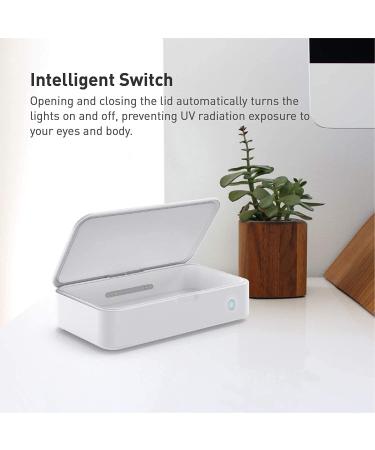UV Light Sanitizer Box - 99.99% Sterilization Rate for Phone, Toothbrush, Jewelry, Glasses, Nail Tools, Keys & Aromatherapy - Buy Online on GoSupps.com