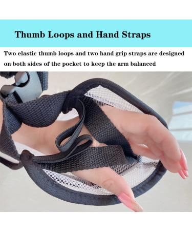 Mesh Arm Sling - Shoulder Immobilizer Brace for Broken Arm - White Support for Injury - Men, Women, Teenagers, Adults - Buy Online on GoSupps.com