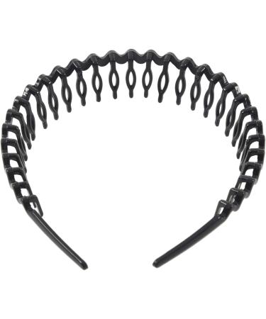 YIZAN (R) Plastic Teeth Comb Hairband Hair Hoop Headband Black for Woman - Buy Online on GoSupps.com