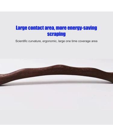 Muscle Relaxation Gua Sha Stick - Health Massage Tool for Back Belly Shoulders & Feet | Wooden Massage Roller & Acupuncture Relief - Buy Online on GoSupps.com