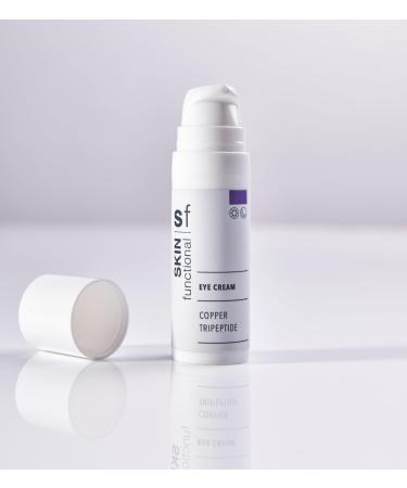 Skin Functional Eye Cream - Copper Tripeptides Anti-Ageing Skin Regeneration Firmness & Elasticity Cellular Renewal 15 ml - Buy Online on GoSupps.com