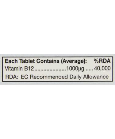 HealthAid Vitamin B12 (Cyanocobalamin) 1000ug - Prolong Release - 100 Tablets - Buy Online on GoSupps.com