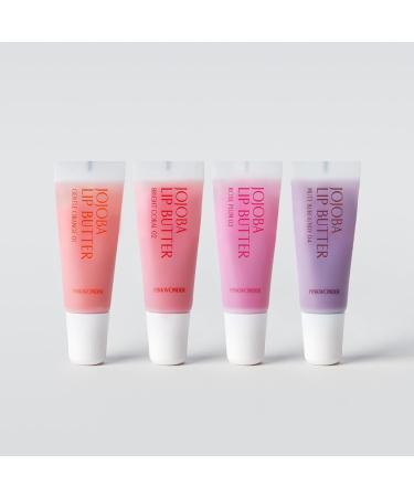 PINKWONDER Jojoba Lip Butter (04 Mute Burgundy) | Hydrating Lip Balm with Organic Jojoba Oil | Non-Sticky Lip Gloss for Dark Lips | Korean Lip Balm - Buy Online on GoSupps.com