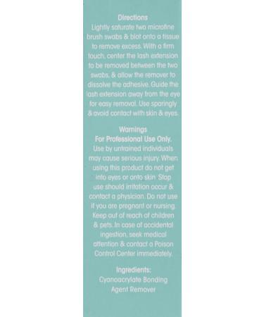 Eyelash Extension Adhesive Remover - 0.5 Ounce | Fast & Gentle Formula for Easy Lash Removal - Buy Online on GoSupps.com