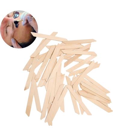 50pcs Wooden Wax Spatulas Applicator for DIY Hair Removal - Quadrilateral Waxing Sticks - Buy Online on GoSupps.com