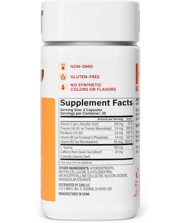 Buy Habit Energy Supplement 2 Pack - Boost Energy Focus & Alertness | Vegan Non-GMO Natural Caffeine - Buy Online on GoSupps.com