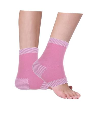 Yardwe 5 Pairs Ankle Protector - Lace-up Support Sleeves & Socks for Kids | Achilles Tendon Braces - Major Pink Latex Silk - Buy Online on GoSupps.com