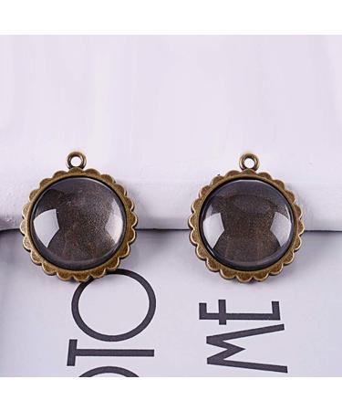 Acmer 1 inch/25mm Clear Glass Cabochons - 200 Pieces for Photo Pendant Craft Jewelry Making - Buy Online on GoSupps.com