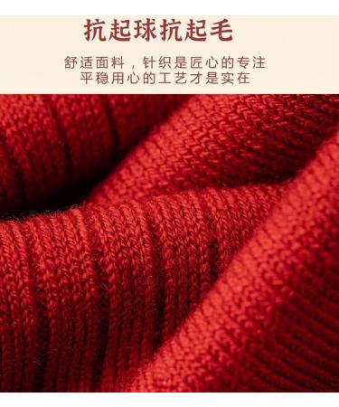 New Year's Red Cotton Lucky Socks - Comfortable & Warm Thermal Sports Socks 3 Pairs (Size 34-40) - Buy Online on GoSupps.com