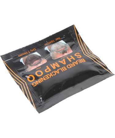 Black Beard Dye - Moustache Color Shampoo for Thicker Fuller Beards | Coarse Hair Includes Gloves - International Shipping Available - Buy Online on GoSupps.com