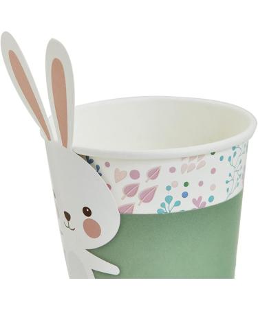 LEAQU Paper Plate Safe to Use Easter Bunny Paper Cup Holiday Party Dinnerware Create Atmosphere BPA Free B - Buy Online on GoSupps.com