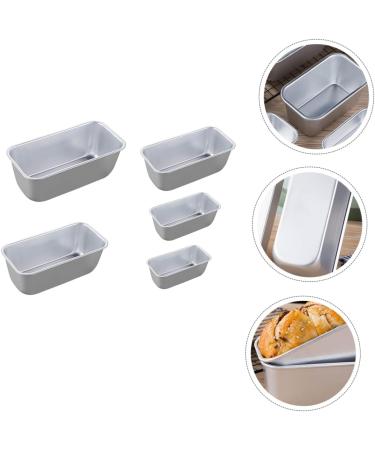 Zerodeko 5pcs Bread Toast Mold Square Bread Pan with Lid Pastry Baking Pan Cajas para Con Chocolate Toaster Pastries Chocolate Cake Loaf Pan A01 Aluminum Alloy Self Made Baking Tools - Buy Online on GoSupps.com