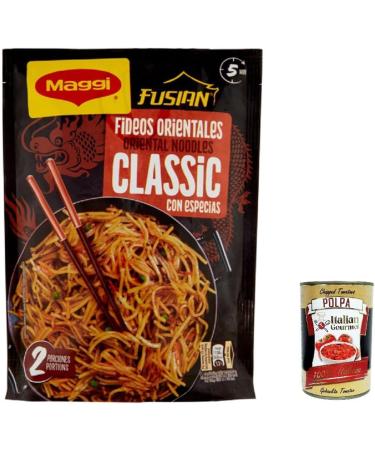 12 x Maggi Fusian Taste Of Classic Noodles With Spices (2 portions) 121 g + Italian gourmet pulp 400 g - Buy Online on GoSupps.com