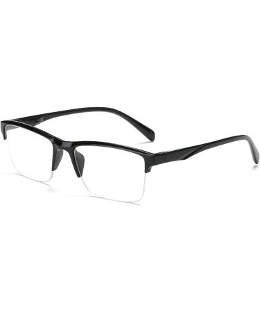 Vevesmundo Modern Half Frame Reading Glasses for Men & Women - Multiple Strengths +0.75 to +4.0 - Stylish Seive Aid - Buy Online on GoSupps.com