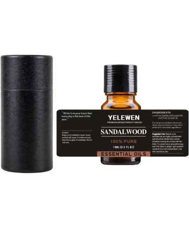 Pure Organic Sandalwood Essential Oil 10ml | Aromatherapy Diffuser Meditation Relaxation - Ideal for Skin Care Soaps & Candles - Buy Online on GoSupps.com