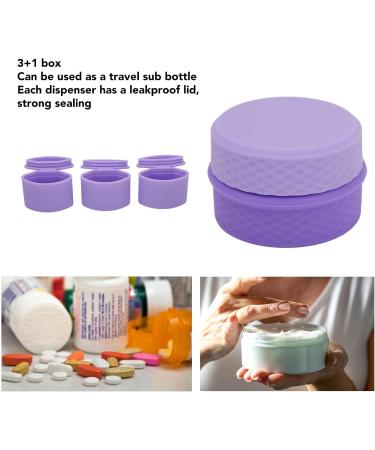 Verdant Touch Empty Silicone Cream Jar Silicone Cream Jars Travel Makeup Containers Set 3 Dispensers Refillable Empty Cream Jars with ed Lids and Spoon Portable Pink for Travel - Buy Online on GoSupps.com