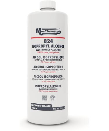MG Chemicals 99.9% Isopropyl Alcohol Electronics Cleaner 945 mL Liquid Bottle & 99.9% Isopropyl Alcohol Electronics Cleaner 475 mL Liquid Spray Bottle + CLEANING_AGENT 824-500ML - Buy Online on GoSupps.com