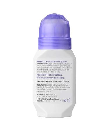 CRYSTAL Deodorant Mineral Deodorant Roll-On  Lavender & White Tea 2.25 oz (Pack of 5) - Buy Online on GoSupps.com