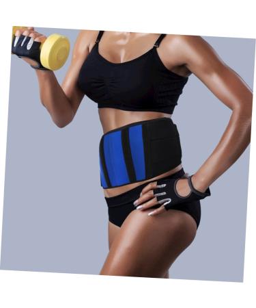 Breathable Back Strap Sports Waist Support - Lumbar Brace & Fitness Protection Belt for Running - M Black - Buy Online on GoSupps.com