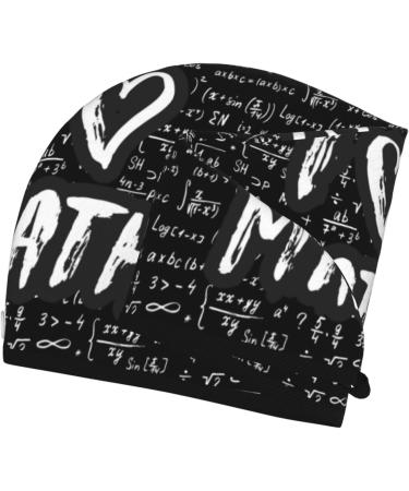 Hair Towel Wrap - Fast Drying Towel Turban with Button | I Love Math Design - Buy Online on GoSupps.com