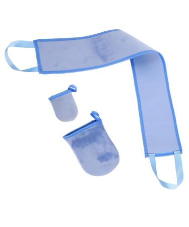 minkissy 1 Set Gloves Self Tanning Mitten Applicator Lotion Applicator for Back Lotion Back Applicator for Tanning Lotion Back Applicator for Women Flocking Fingerless