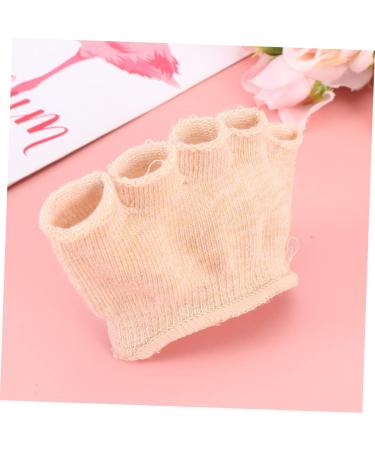 Packove 4 Pair Invisible Half Sock Cushions for Women's Shoes | Comfortable Peep-Toe & High Heel Cotton Liner Socks - Buy Online on GoSupps.com