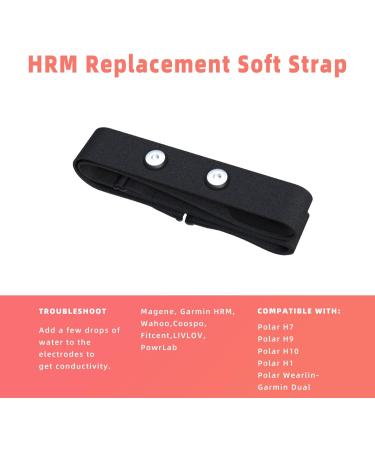 FITCENT Adjustable Elastic Band for Heart Rate Monitors | Compatible with Garmin Wahoo Polar H10 Coospo Magene Bryton LIVLOV - Buy Online on GoSupps.com