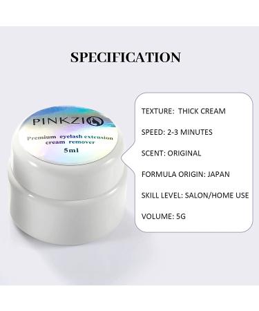 PINKZIO Eyelash Extension Glue Remover - Fast & Gentle Lash Adhesive Dissolver - 5ml - Buy Online on GoSupps.com