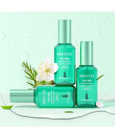 Breylee Blackhead Mask with Tea Tree Oil for Deep Cleansing - 100 Pcs Strip Paper Included - Buy Online on GoSupps.com