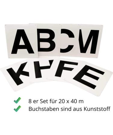 Buy Equestrian Amesbichler Amka Railway Points - Durable 20x40m Signs & Dressage Letters for Rivele Boards - Buy Online on GoSupps.com