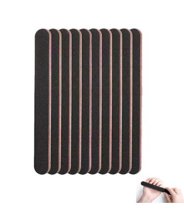 10 pieces nail files double-sided 100/180 nail files for nails professional nail file set for nail care & styling