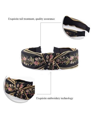Bohend Boho Headband - Wide Knotted Sports Yoga Turban Hair Hoop for Women and Girls - Buy Online on GoSupps.com
