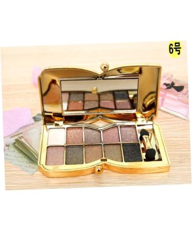 NOLITOY Set Shadow Colorful Eyeshadow Makeup Brush Mirror Glitter with Flash Colors and # Eye 1 count (Pack of 1) As Shown - Buy Online on GoSupps.com