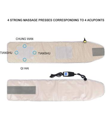 360 Infrared Remote Heater for Weight Loss & Detox | Waist Belt Beauty Fitness Device | Warm Vibration & Heating Belt - Silver UK 220V - Buy Online on GoSupps.com