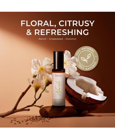 Neroli & Sandalwood Roll On Set - Essential Oils Aromatherapy Roll On with Essential Oil Set - 2x0.34 fl oz - Gya Labs - Buy Online on GoSupps.com