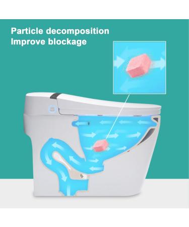 Toilet Bowl Cleaning Tablets Effervescent Cleaner Powerful Removes Stains Odors Refreshes Bathroom Hassle-Free Solution 5/10/20 Pack Hard Water Scale Pink 10 pcs - Buy Online on GoSupps.com