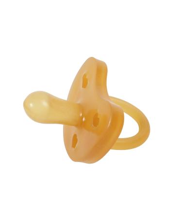 Sweetie Rubber Pacifier | Heart Shape | Natural Rubber | Symmetrical Nipple | Size 6-12 Medium | 1 Count - Buy Online on GoSupps.com