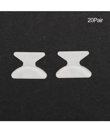 20 Pairs Anti-Slip Silicone Nose Pads for Glasses & Sunglasses - 1.8mm Soft White Eyewear Accessories - Buy Online on GoSupps.com