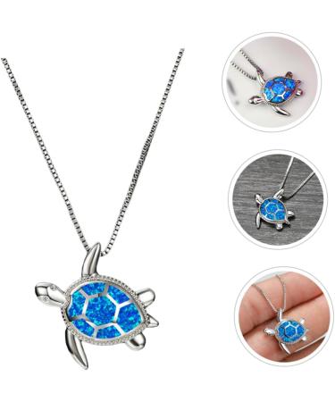 ibasenice Turtle Necklace Sea Neck Themed Pendant Theme Fashionable Beach Fashion Accessory Jewelry Necklace Ocean Turtle - Buy Online on GoSupps.com