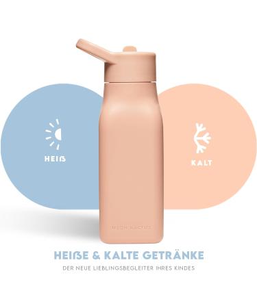 Neon Kactus Children's Silicone Water Bottle Leak-Proof Dishwasher-Safe BPA-Free & Plastic-Free Perfect for School Travel & Sports Rosa Flamingo - Buy Online on GoSupps.com